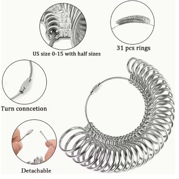 Ring Size Measurement Tool Set - Picture 3 of 3
